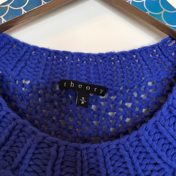 Theory Twilari Open Knit Wool Pullover Sweater - Picture 4 of 6